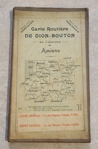 Carte routière dion bouton - dion,