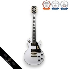 Epiphone inspiré par Gibson Custom Les Paul Custom Alpine White