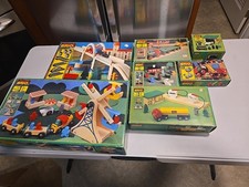 Look.......lot Of 7..........Vintage lot Wooden Brio  