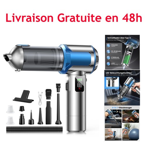 Aspirateur main sans - aspirateur, fil