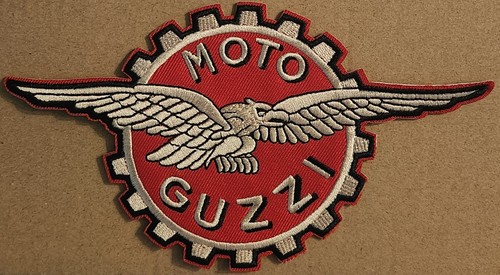Moto guzzi embroidered large - guzzi,
