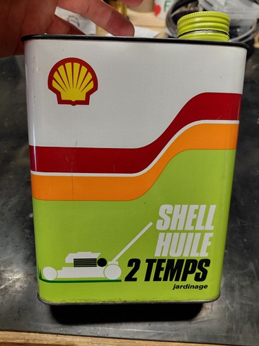 Rare bidon huile shell