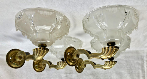 Anciennes appliques bronze - anciennes,