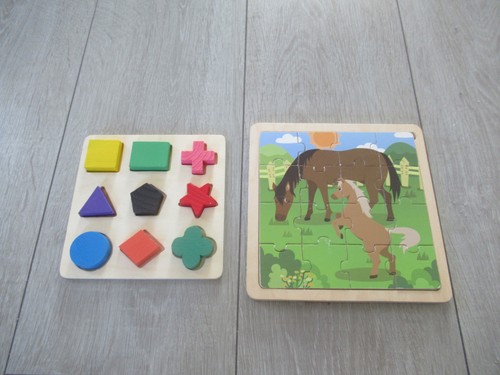 Puzzle bois les chevaux - bois,