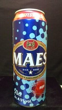 MAES BIER FESTIVALS SCHEDULE POP - 2005 - 50CL PULL TAB CAN - WAARLOOS BELGIUM