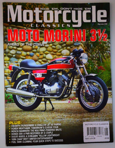Motorcycle classics magazine - motorcycle,