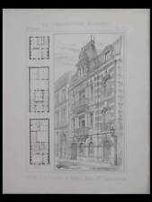 PARIS, 12 RUE FORTUNY - 1893 -