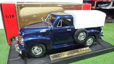 1953 Chevrolet Pick Up Baché Closed Topper Blue 1/18 MIRA 6271 Miniature Car