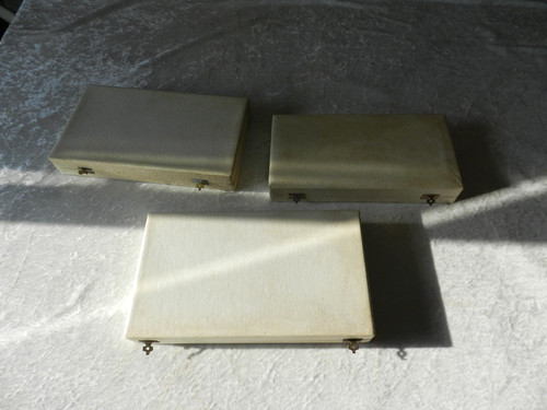 Antique silver cutlery box - 3,