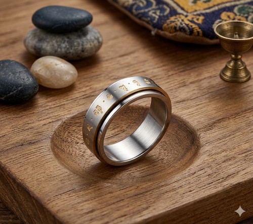 Bague anti stress mantra - bague,