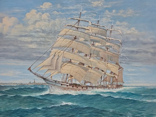 Peinture sur toile - sur, marine