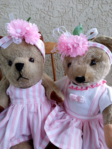 Lot ours ancien peluche - ancien,