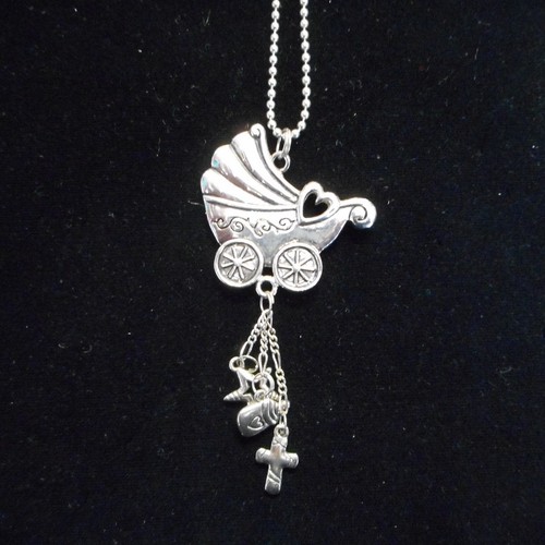 New pewter baby buggy - pewter, car