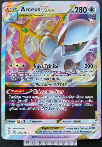 Carte pokemon arceus 123 - carte, 123/172