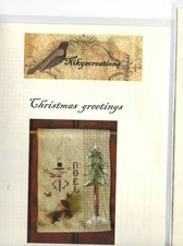 point de croix  grille Noël