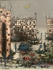 Tableau ancien hst paysage