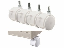 4 roulettes pour boîtes de
