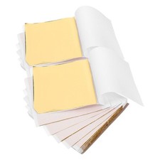 200 pièces imitation feuille d'or papier feuille d'or projets créatifs arts