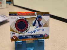 2024 Pristine Alexander Canario Pieces Relic Auto RC #PPAR-AC GOLD /50
