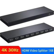 4K 1x8 HDMI Splitter Audio