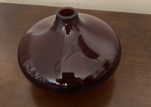 Vase soliflore verre rouge - en,