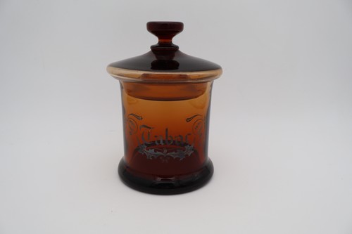 Ancien pot tabac - pot, verre