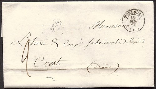 Marque postale de toulouse - postale,