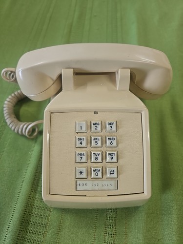 Vintage telephone desk - telephone, top