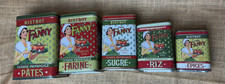 5 boîtes métal Bistrot Fanny