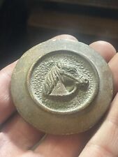 Rosette De Bride De Cheval En Bronze XIXeme