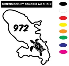 Sticker autocollant Martinique