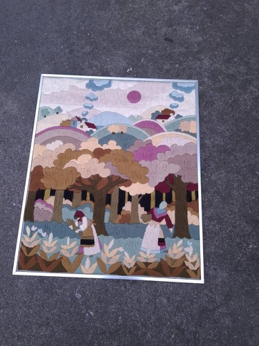 Tapisserie vintage laine - vintage, en