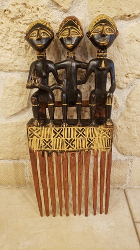 Peigne bois africain - peigne,