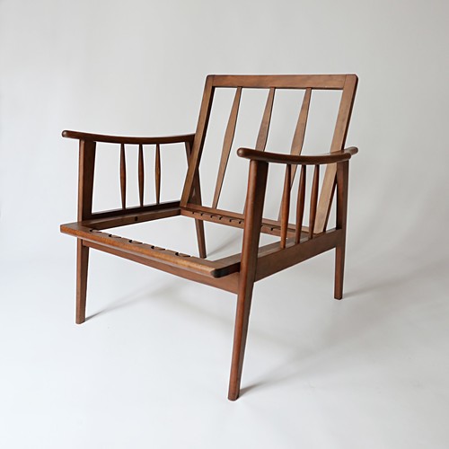 Fauteuil teck scandinave - fauteuil, en