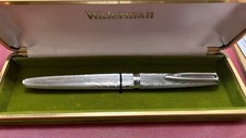 WATERMAN FOUNTAIN PEN W/F SILVER BOW PATTERN WITH BOX