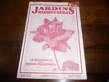 REVUE JARDINS & BASSES COURS JARDINAGE N°475 AVRIL 1934