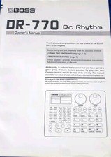 Boss DR 770 dram machine