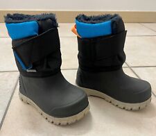 Quechua After Sci Kids Hiking Shoe Boot SH500 Black Waterproof Size 24