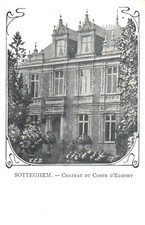 Old postcard SOTTEGHEM - Château du Comte d'Egmont