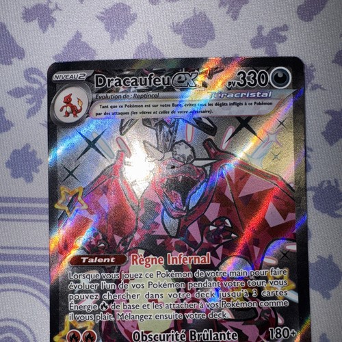 Carte pokémon dracaufeu - dracaufeu, ex