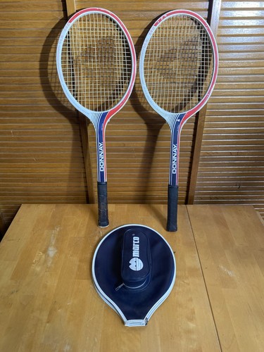 Paire raquette tennis ancienne - paire,