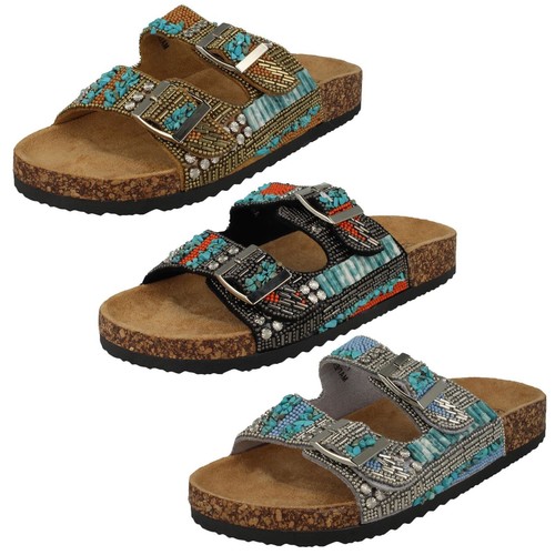 Mules perles pour femmes - mules, À
