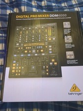 BEHRINGER DDM4000 4ch Analog Digital DJ Mixer Black DDM 4000 With Original Box