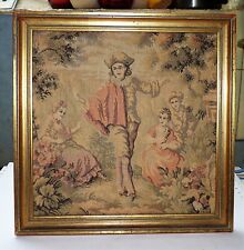 TAPISSERIE CARREE  ANCIENNE