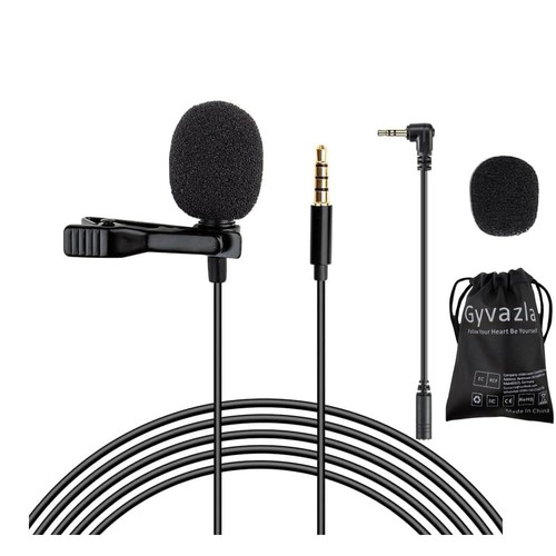 Microphone lavalier clip - 2m,