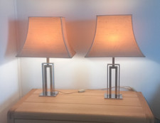 pair of vintage ROMEO REGA / WILLY RIZZO lamp living room / desk / bedside lamp