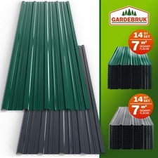 14x Tôles de bardage 110x46cm