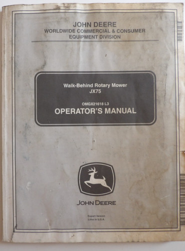 Manuel john deere - manuel,