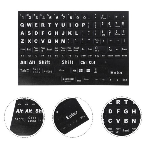Laptop key stickers - key,