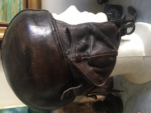 Casque pilote francais ww2 - pilote,